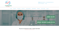 Desktop Screenshot of meditripindia.com